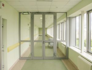 Алюминиевая противопожарная перегородка EIW-60