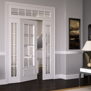 Противопожарная алюминиевая перегородка с фрамугой / серия FRM5333