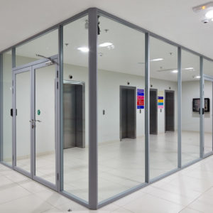 Противопожарная прозрачная дверь / серия FRM55547